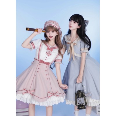 Iris De Nuit Captain Bear Blouse Bolero Skirt JSK and OP(Reservation/3 Colours/Full Payment Without Shipping)